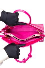 YSL CLASSIC SAC DE JOUR SMALL LEATHER PINK