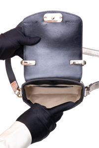 CHLOÉ C MINI SQUARE METALLIC GOLD