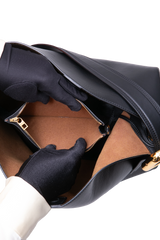 JACQUEMUS LE REGALO BUCKET LEATHER BLACK