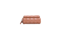 DIOR CARO DOUBLE POUCH WARM CANNAGE CARAMEL