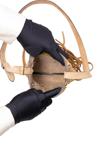 VALENTINO NELLCOTE SMALL FRINGES CARAMEL