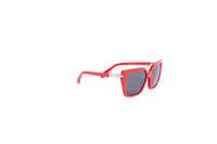 SALVATORE FERRAGAMO SQUARE ACETATE RED BLACK LENSES