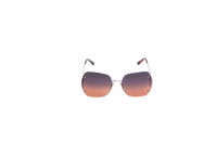 SALVATORE FERRAGAMO SQUARE OVERSIZED METAL GOLD