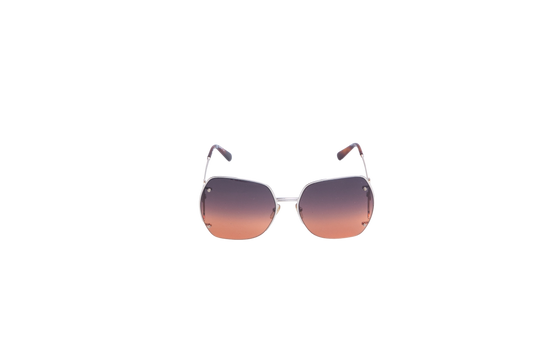 SALVATORE FERRAGAMO SQUARE OVERSIZED METAL GOLD