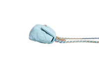 CHANEL 19 SMALL DENIM QUILTED POWDER BLUE