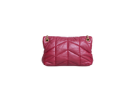 YSL LOULOU PUFFER SMALL DARK RUBY