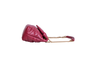 YSL LOULOU PUFFER SMALL DARK RUBY