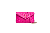 YSL LOULOU PUFFER TOY LAMBSKIN PINK