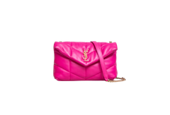 YSL LOULOU PUFFER TOY LAMBSKIN PINK