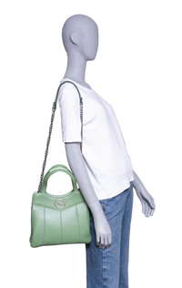 GUCCI PETITE GG SMALL SENNA CALFSKIN GREEN SOIL GRASS