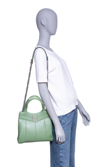 GUCCI PETITE GG SMALL SENNA CALFSKIN GREEN SOIL GRASS