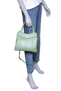 GUCCI PETITE GG SMALL SENNA CALFSKIN GREEN SOIL GRASS