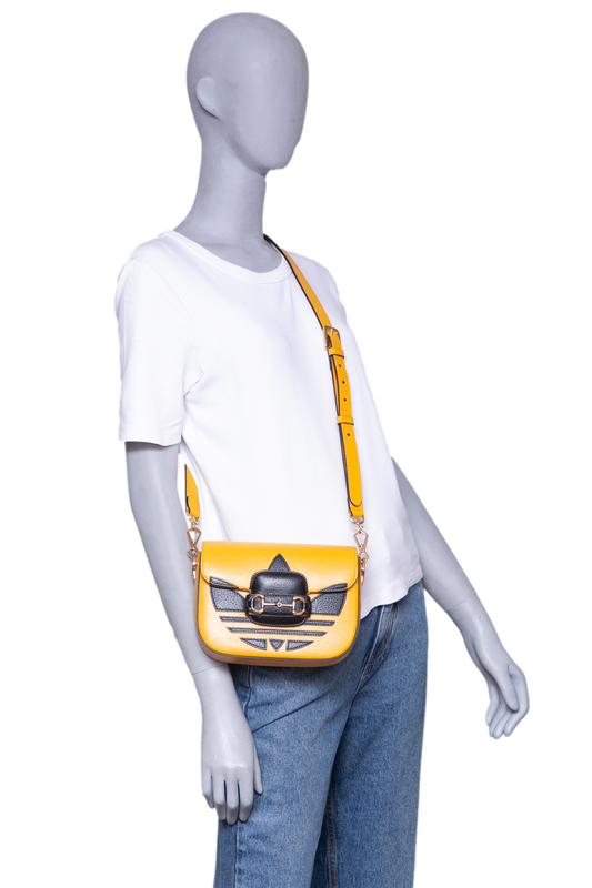 GUCCI X ADIDAS HORSEBIT 1955 SMALL MUSTARD