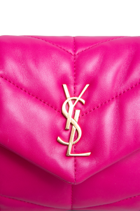 YSL LOULOU PUFFER TOY LAMBSKIN PINK