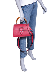 GUCCI DIONYSUS BAMBOO MEDIUM LEATHER RED