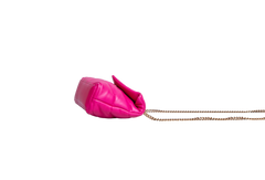 YSL LOULOU PUFFER TOY LAMBSKIN PINK