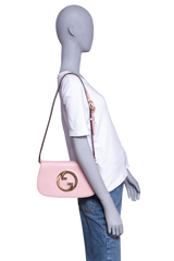 GUCCI BLONDIE MEDIUM SHOULDER BAG LEATHER LIGHT PINK