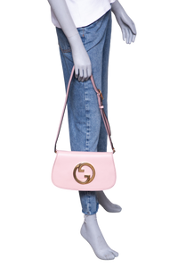 GUCCI BLONDIE MEDIUM SHOULDER BAG LEATHER LIGHT PINK