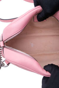 GUCCI GG MARMONT CAMERA BAG SMALL MATELASSE PINK