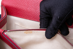 GUCCI DIONYSUS BAMBOO MEDIUM LEATHER RED