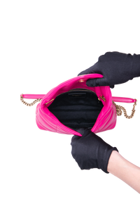YSL LOULOU PUFFER TOY LAMBSKIN PINK