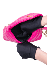 YSL LOULOU PUFFER TOY LAMBSKIN PINK