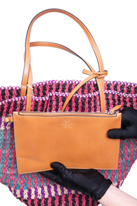 VALENTINO VLOGO SIGNATURE LARGE STRAW TOTE BAG MULTICOLOR