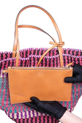 VALENTINO VLOGO SIGNATURE LARGE STRAW TOTE BAG MULTICOLOR