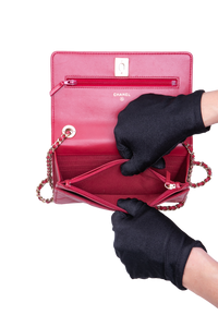 CHANEL WOC TRENDY CC CALFSKIN RED