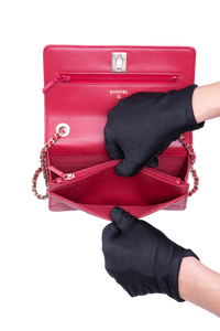 CHANEL WOC TRENDY CC CALFSKIN RED