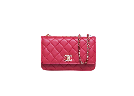CHANEL WOC TRENDY CC CALFSKIN RED