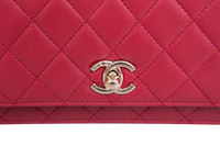 CHANEL WOC TRENDY CC CALFSKIN RED