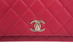 CHANEL WOC TRENDY CC CALFSKIN RED