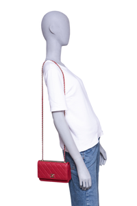 CHANEL WOC TRENDY CC CALFSKIN RED