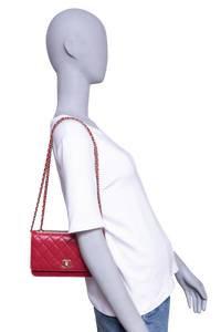 CHANEL WOC TRENDY CC CALFSKIN RED