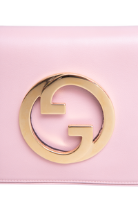 GUCCI BLONDIE MEDIUM SHOULDER BAG LEATHER LIGHT PINK