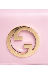 GUCCI BLONDIE MEDIUM SHOULDER BAG LEATHER LIGHT PINK