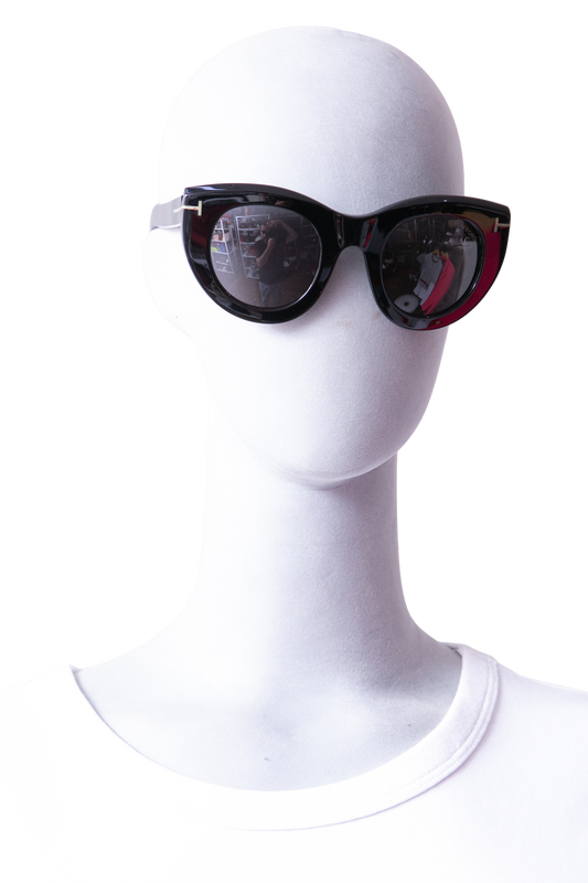 TOM FORD CAT EYE MARCELLA ACETATE BROWN