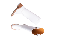 CHLOÉ WHITE LEATHER MALLO KNEE-HIGH BOOTS - 36 BR