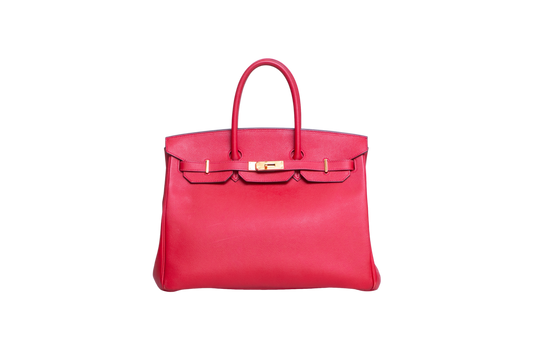 HERMÈS BIRKIN 35 EPSOM ROUGE IMPERIAL GOLD HDWR