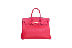 HERMÈS BIRKIN 35 EPSOM ROUGE IMPERIAL GOLD HDWR