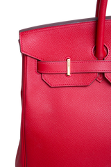 HERMÈS BIRKIN 35 EPSOM ROUGE IMPERIAL GOLD HDWR
