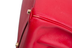 HERMÈS BIRKIN 35 EPSOM ROUGE IMPERIAL GOLD HDWR