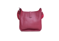 HERMÈS EVELYNE 33 TAURILLON CLEMENCE ROUGE