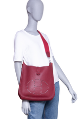 HERMÈS EVELYNE 33 TAURILLON CLEMENCE ROUGE
