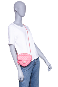CHANEL CC COEUR LAMBSKIN QUILTED LIGHT PINK-CHAMPAGNE HDWR