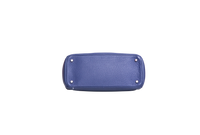DIOR BE DIOR FLAP BAG GRAINED LEATHER NAVY
