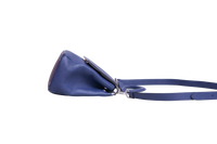DIOR BE DIOR FLAP BAG GRAINED LEATHER NAVY