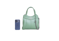 GUCCI PETITE GG SMALL SENNA CALFSKIN GREEN SOIL GRASS