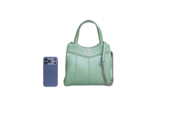 GUCCI PETITE GG SMALL SENNA CALFSKIN GREEN SOIL GRASS